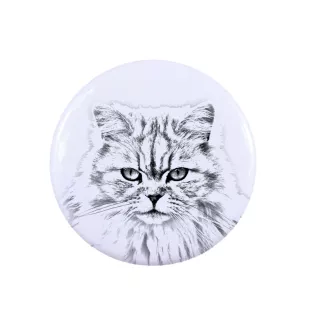 British Longhair - un accessoire de sac à dos, un badge personnalisé, l'accessoire parfait pour les amoureux des animaux de la marque Art-Dog