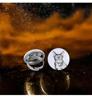Bombajski pierścionek z kotem mały Art-Dog