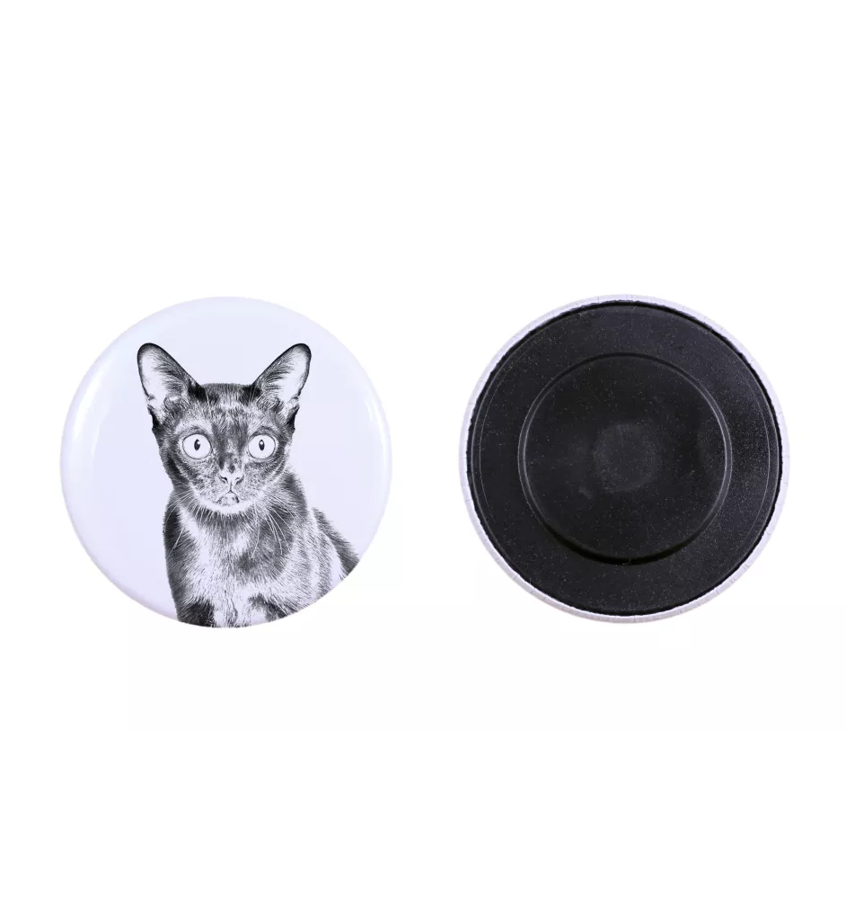 Bombay Cat - collection of unique magnets, own photo, Art-Dog brand