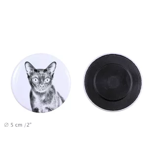 Bombay Cat - collection of unique magnets, own photo, Art-Dog brand