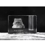 Brytyjski długowłosy penholder kryształowy z kotem Art-Dog