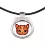 Bengal - pendant necklace with graphic on a chain strap by Art-Dog brand