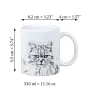 British Longhair - tasse avec un chat, tasse avec une photo, cadeau personnalisé de la marque Art-Dog