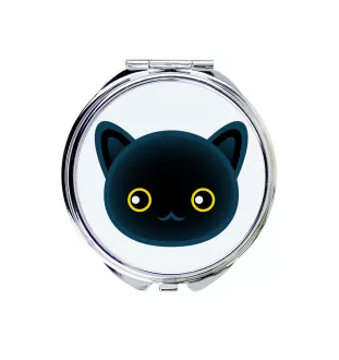 Bombay - pocket mirror for a purse by Art-Dog