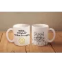 Britisch Langhaar - Tasse mit Katze, fröhliche Tasse für Hundefreunde, personalisiertes Geschenk der Marke Art-Dog