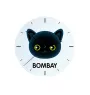 Bombay - horloge MDF avec graphisme et logo de la marque Art-Dog