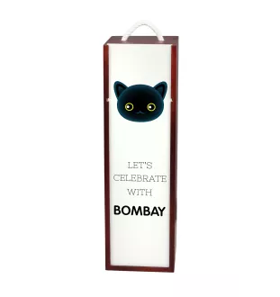 Bombay - wine box with graphics and the brand name Art-Dog