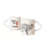 Bengalisch Tasse mit Katze, entzückende Tasse mit herzförmigem Henkel, universelles Geschenk der Marke Art-Dog