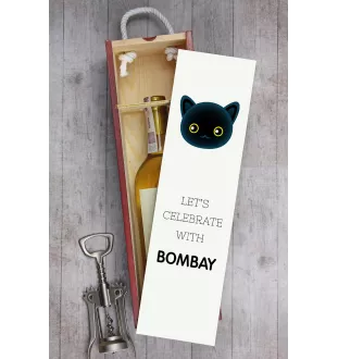 Bombay - wine box with graphics and the brand name Art-Dog