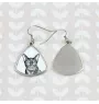 Bombay Cat - cat earrings, hanging earrings with a picture, personalized jewelry with Art-Dog brand print.