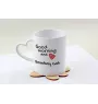 Bombay - tasse avec un chat, une tasse adorable avec une anse en forme de cœur, un cadeau universel de la marque Art-Dog