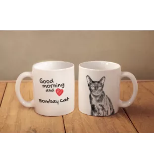 Bombay - cat mug, personalized mug with print, classic gift for everyone from the Art-Dog brand