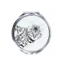 Bengal - miroir de poche avec un chat, miroir personnalisé pour sac à main, miroir compact avec impression de la marque Art-Dog