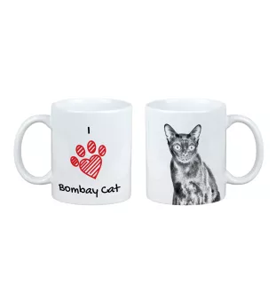 Bombay - Tasse mit Katze, entzückende Tasse mit Grafik, Geschenk mit Ihrem Foto von der Marke Art-Dog