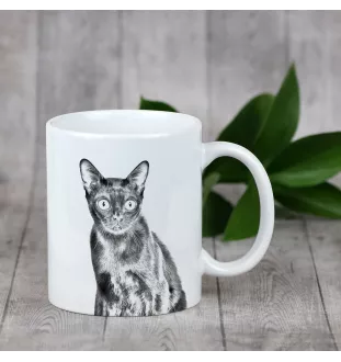 Bombay - Tasse mit Katze, entzückende Tasse mit Grafik, Geschenk mit Ihrem Foto von der Marke Art-Dog