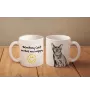 Bombay - cat mug, cheerful mug for a dog lover, personalized gift from the Art-Dog brand