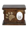 Britisch Kurzhaar - Eine Urne für die Asche einer Katze, eine Urne für eine Katze mit Foto, eine personalisierte Katzenasche-Box der Marke Art-Dog.