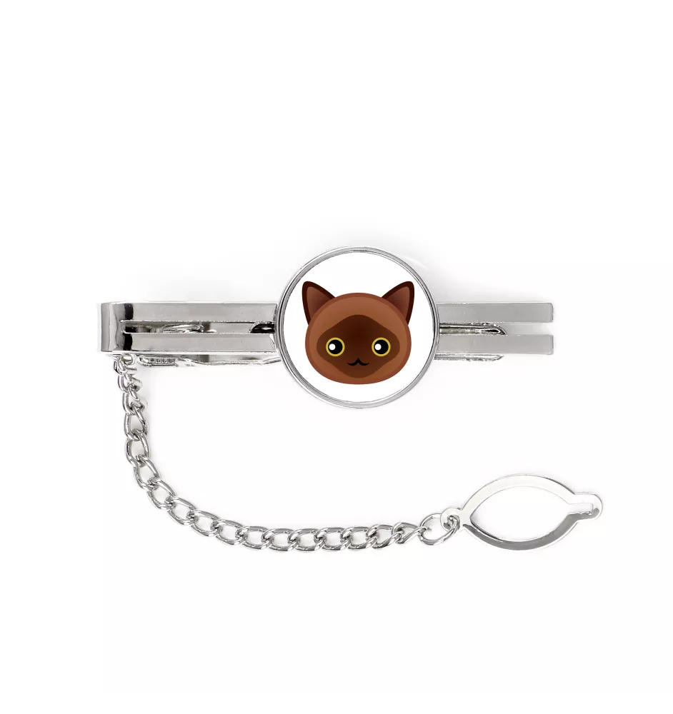 Birma - eleganter Metallschlüsselanhänger von Art-Dog als Geschenk