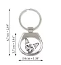 Burma Cat - keychain with a cat, keychain with a print, personalized pendant from the Art-Dog brand