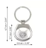 British Shorthair - keychain with a cat, keychain with a print, personalized pendant from the Art-Dog brand