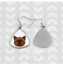 Burmese - elegant metal earrings as a gift from the Art-Dog brand