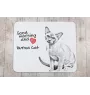 Burma Cat - mouse pad with print, personalized cat pad, unique gadget for an office worker from the Art-Dog brand