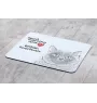 British Shorthair - mouse pad with print, personalized cat pad, unique gadget for an office worker from the Art-Dog brand