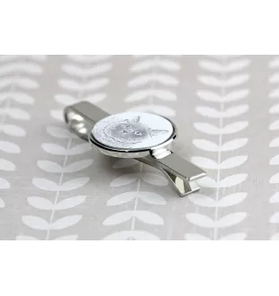 British Shorthair - cat tie clip, personalized tie clip, unique gift for men from Art-Dog brand