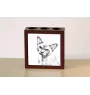 Birmakatze - Stifthalter mit Katze, Schreibtischorganizer mit Aufdruck, personalisierte Schreibtischdekoration von der Marke Art-Dog