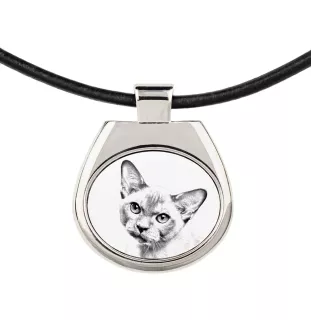 Birmakatze - Halskette mit Katzenanhänger, personalisiertes Fotoanhänger, einzigartige Halskette für Frauen und Männer von der Marke Art-Dog