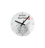 British Shorthair - wall clock with a cat, shelf clock with a print, personalized home decoration from the Art-Dog brand