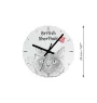 British Shorthair - wall clock with a cat, shelf clock with a print, personalized home decoration from the Art-Dog brand