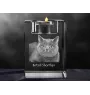 Brytyjski krótkowłosy świecznik kryształowy z kotem Art-Dog