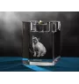 Birmakatze - Kerzenhalter mit Katzenfoto, Teelichthalter aus Kristall, personalisiertes Geschenk der Marke Art-Dog