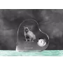 Kot burmański zegar w kształcie serca z kotem Art-Dog