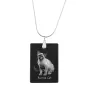 Burma Cat - Crystal pendant with cat, silver necklace with photo, personalised pendant by Art-Dog brand