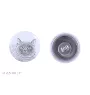 British Shorthair - earrings with a beloved cat, own photo, perfect gadget for cat lovers from the Art.-Dog brand.