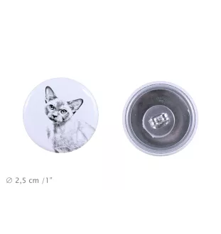 Birmakatze - Ohrringe mit geliebter Katze, eigenes Foto, perfektes Accessoire für Katzenliebhaber von der Marke Art.-Dog