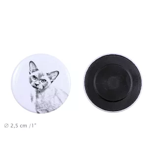 Burma Cat - collection of unique magnets, own photo, Art-Dog brand
