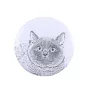 British Shorthair - une bague unique, faite à la main, bijoux pour femmes de la marque Art-Dog
