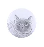 British Shorthair - un accessoire de sac à dos, un badge personnalisé, l'accessoire parfait pour les amoureux des animaux de la marque Art-Dog