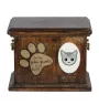 Burmilla drewniana urna z kotem Art-Dog