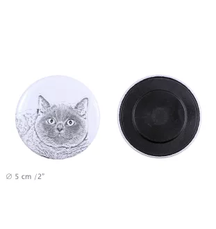 Brytyjski krótkowłosy magnes z kotem duży Art-Dog