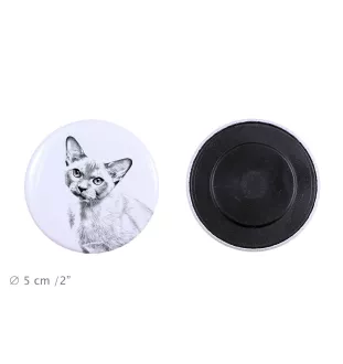 Birmakatze - Sammlung von einzigartigen Magneten, eigenes Foto, Marke Art-Dog