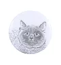British Shorthair - collection of unique magnets, own photo, Art-Dog brand