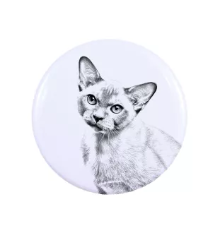 Birmakatze - Sammlung von einzigartigen Magneten, eigenes Foto, Marke Art-Dog