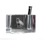 Birmakatze - Stifthalter, Kristallorganizer mit Katzenfoto, einzigartige Schreibtischdekoration der Marke Art-Dog
