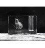 Kot burmański penholder kryształowy z kotem Art-Dog