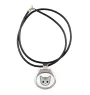 Burmilla - pendant necklace with graphic on a chain strap by Art-Dog brand