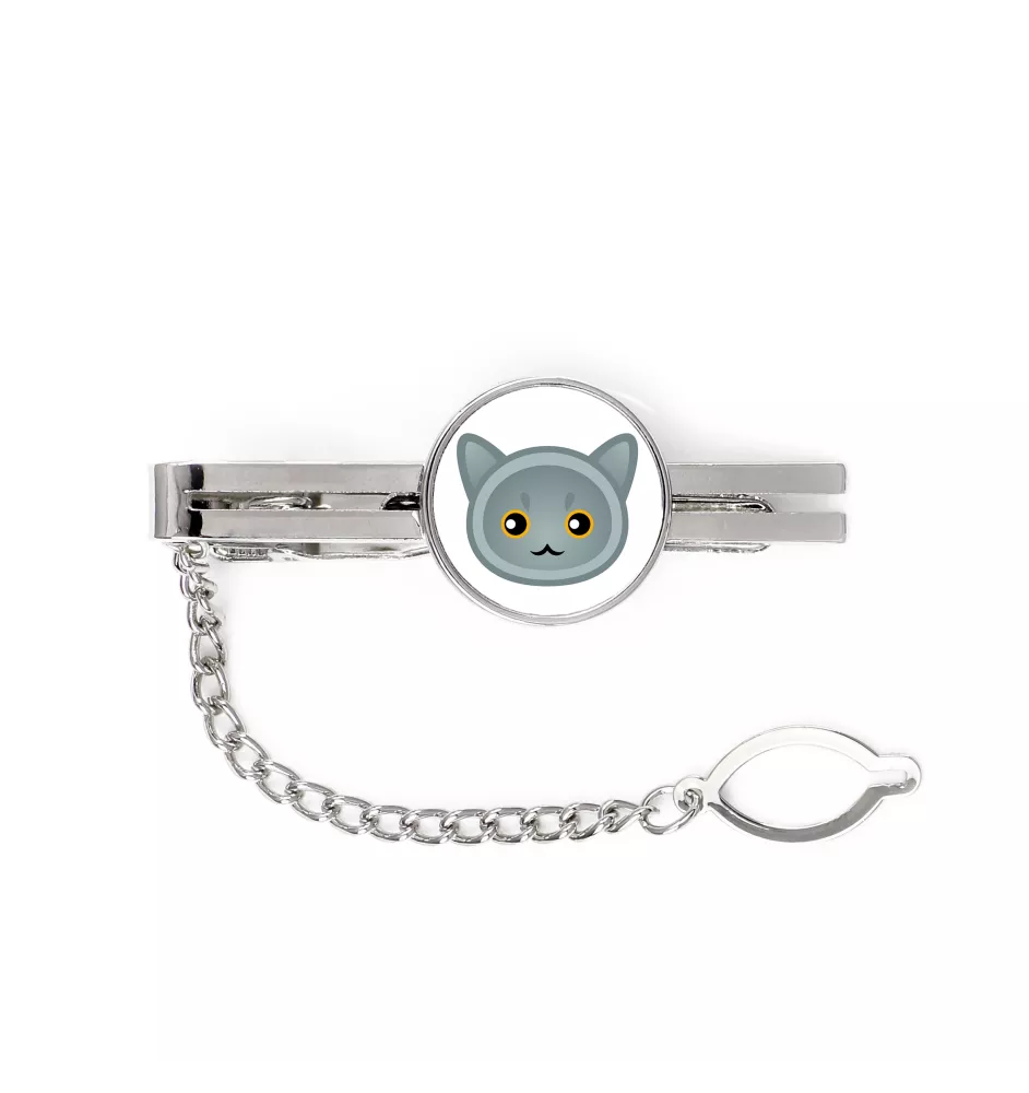 Britisch Kurzhaar - eleganter Metallschlüsselanhänger von Art-Dog als Geschenk